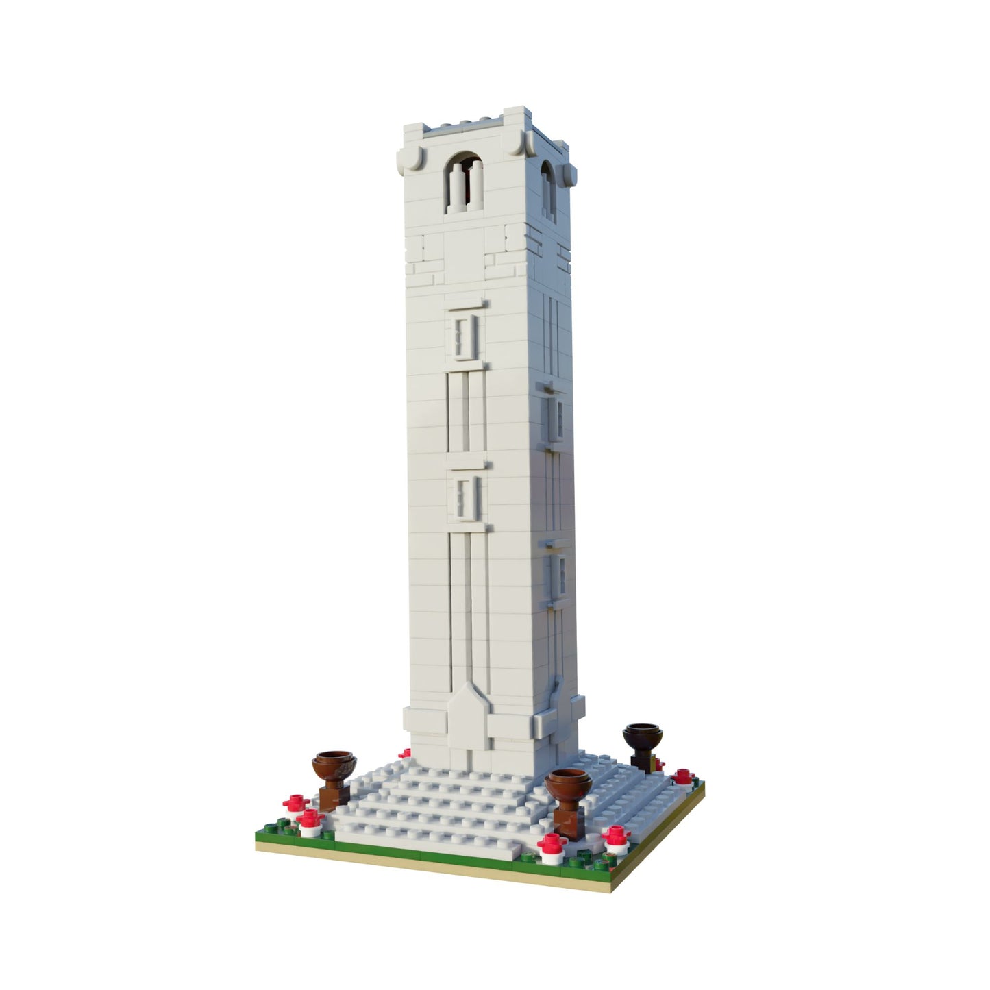 NC State Memorial Belltower Mini Replica Model Building Set