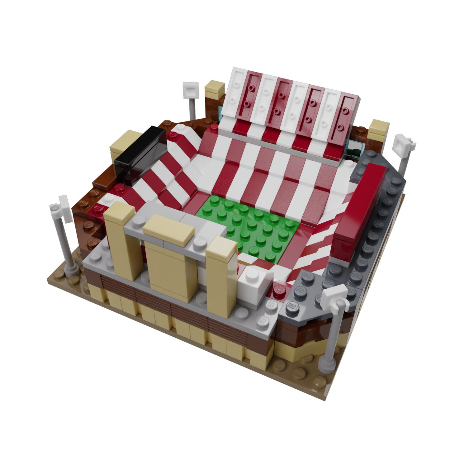 Oklahoma Sooners Gaylord Family Oklahoma Memorial Stadium Mini Replica Model Building Set