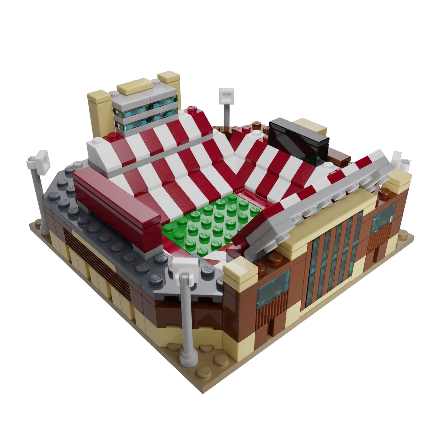 Oklahoma Sooners Gaylord Family Oklahoma Memorial Stadium Mini Replica Model Building Set