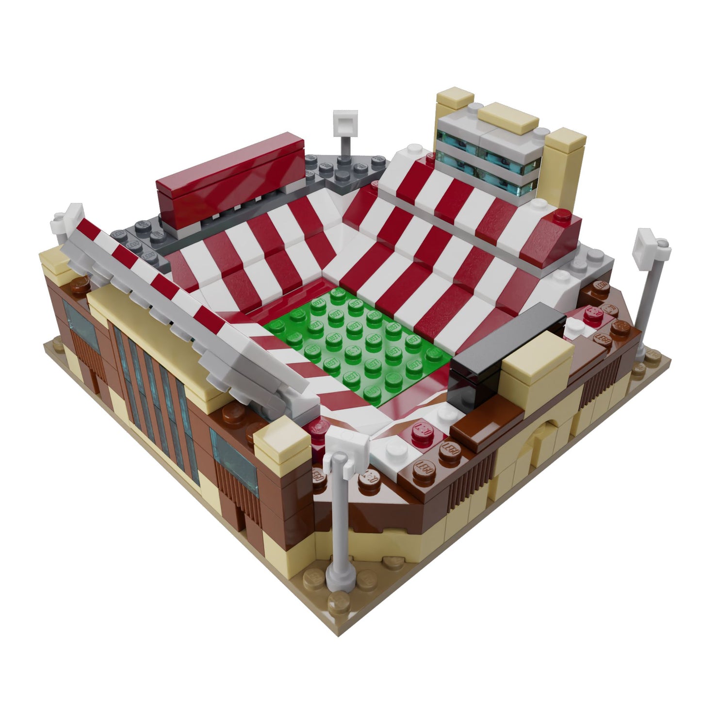 Oklahoma Sooners Gaylord Family Oklahoma Memorial Stadium Mini Replica Model Building Set