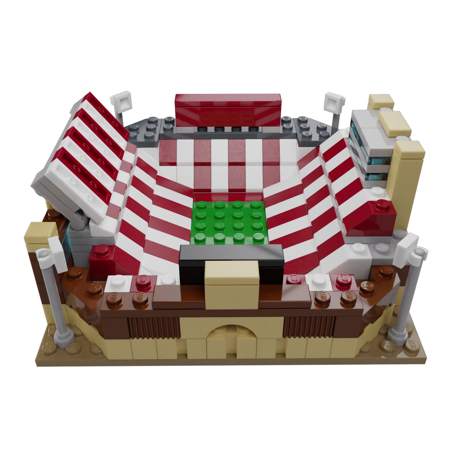 Oklahoma Sooners Gaylord Family Oklahoma Memorial Stadium Mini Replica Model Building Set