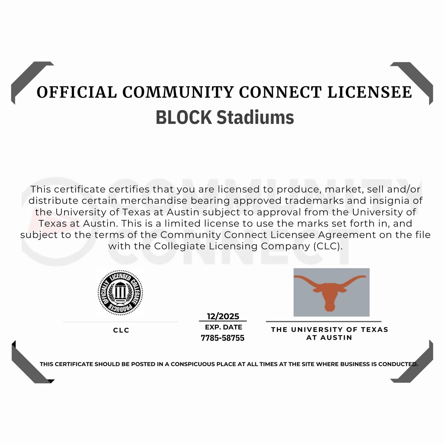 University of Texas UT Tower Mini Replica Model Building Set- with LED Light Brick