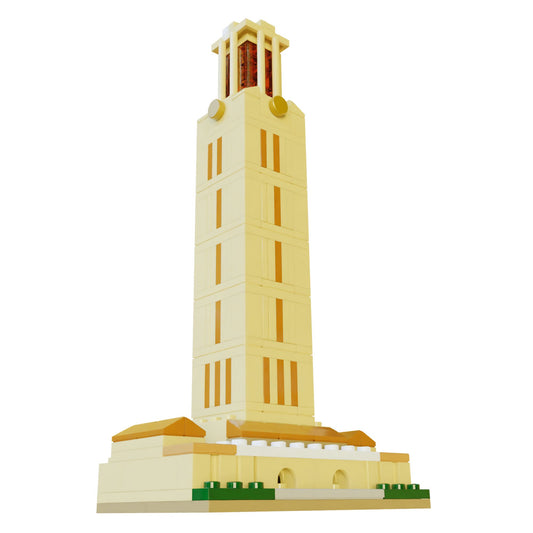 Mini University of Texas UT Tower Replica Model Building Set