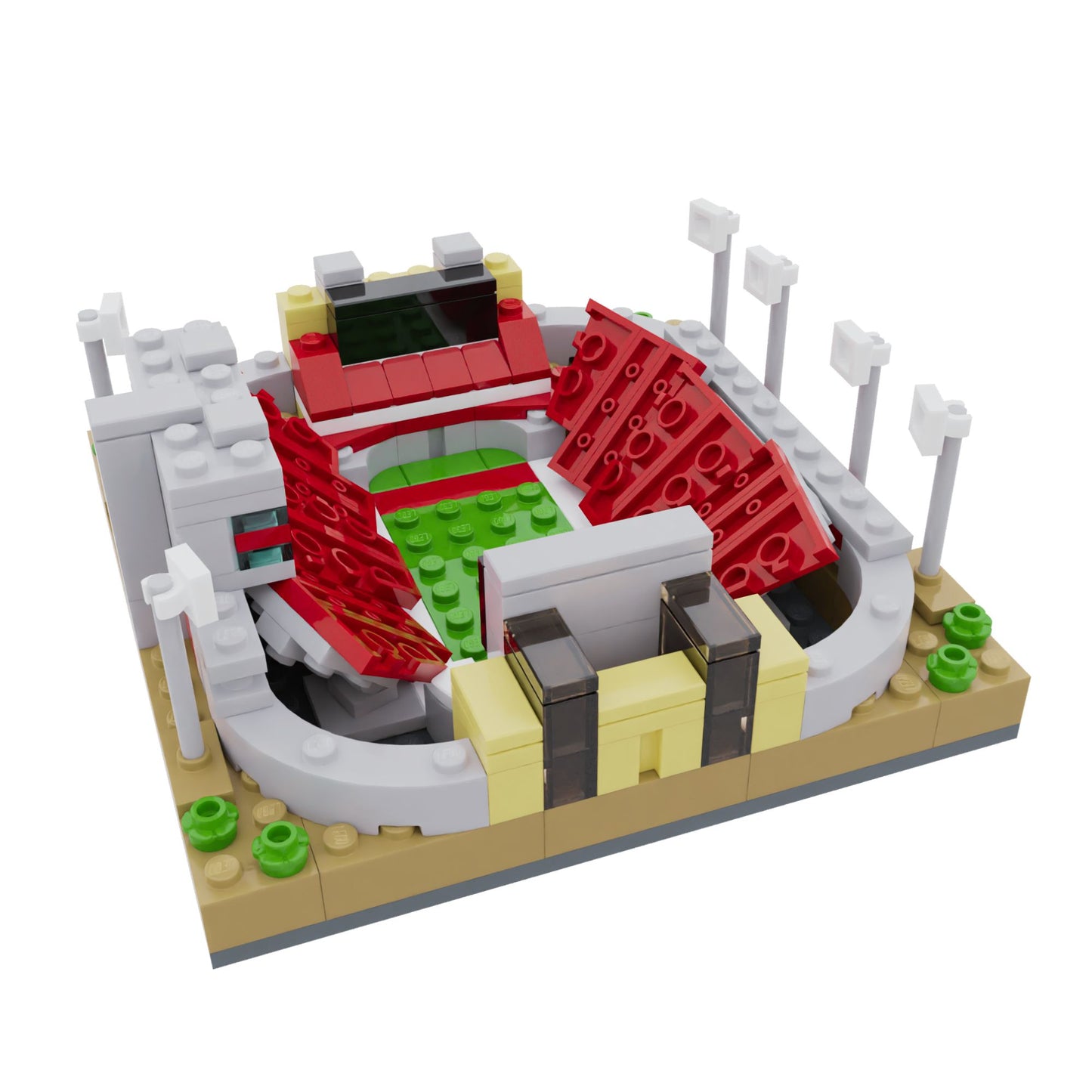 Indiana University Memorial Stadium Mini Replica Building Set