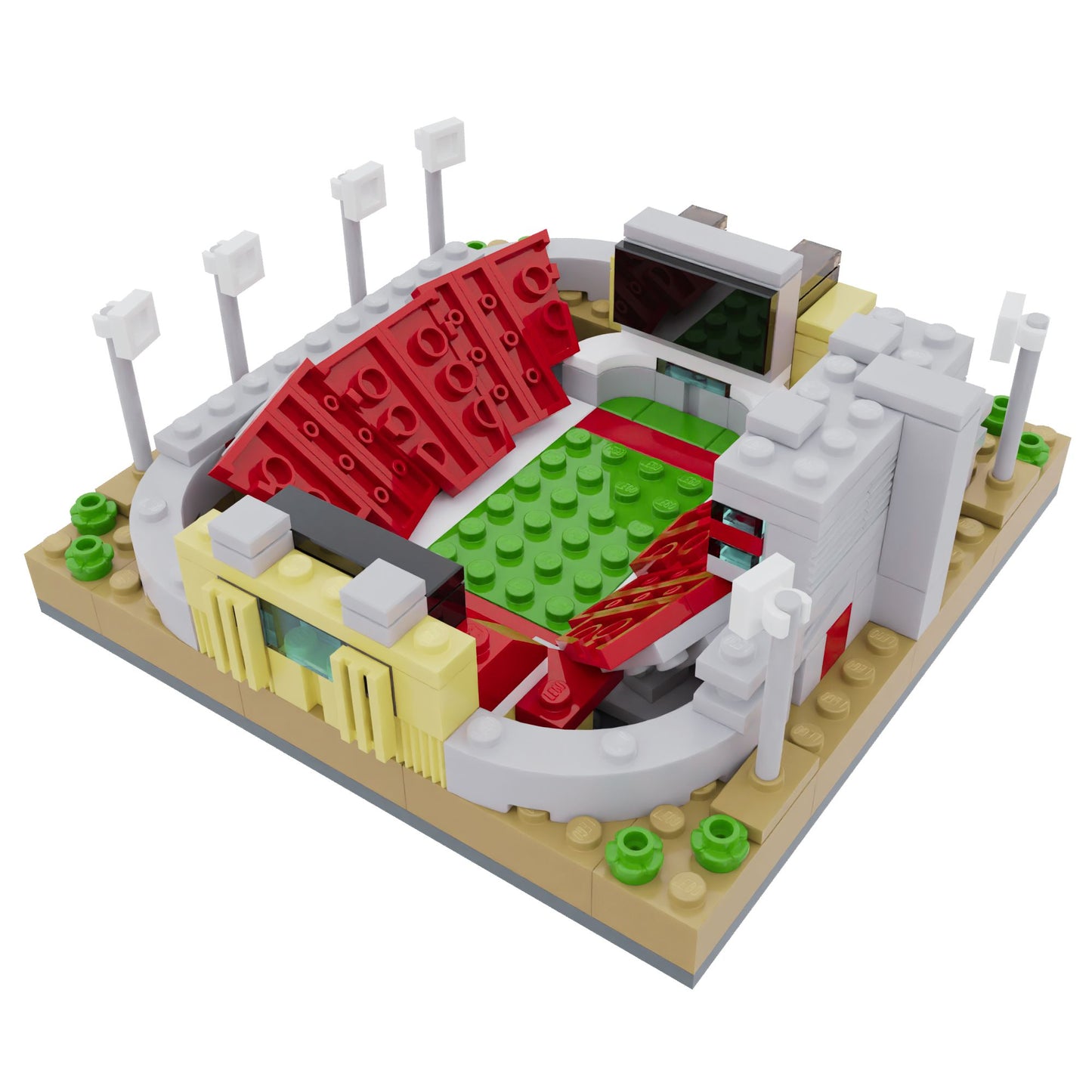 Indiana University Memorial Stadium Mini Replica Building Set