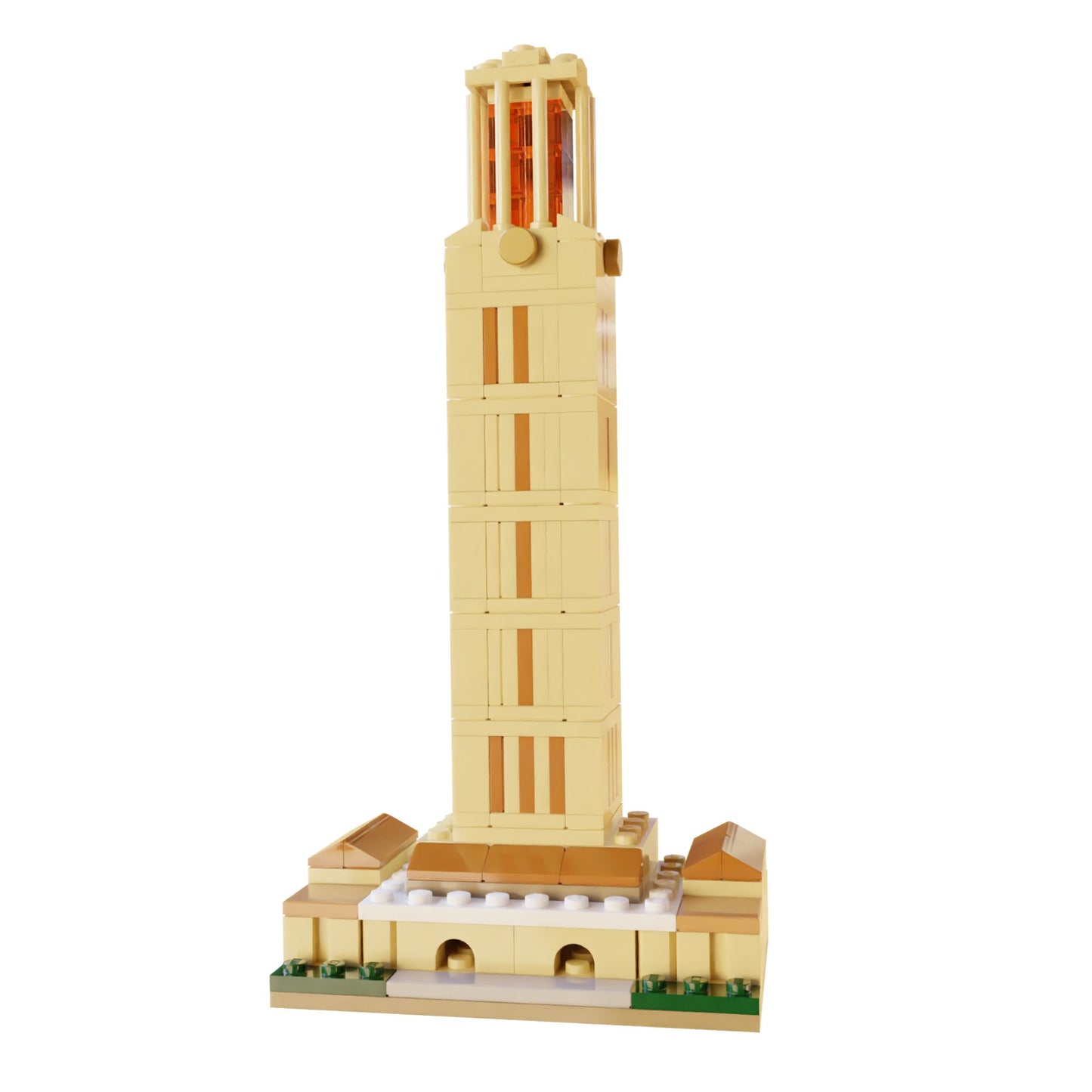 Mini University of Texas UT Tower Replica Model Building Set
