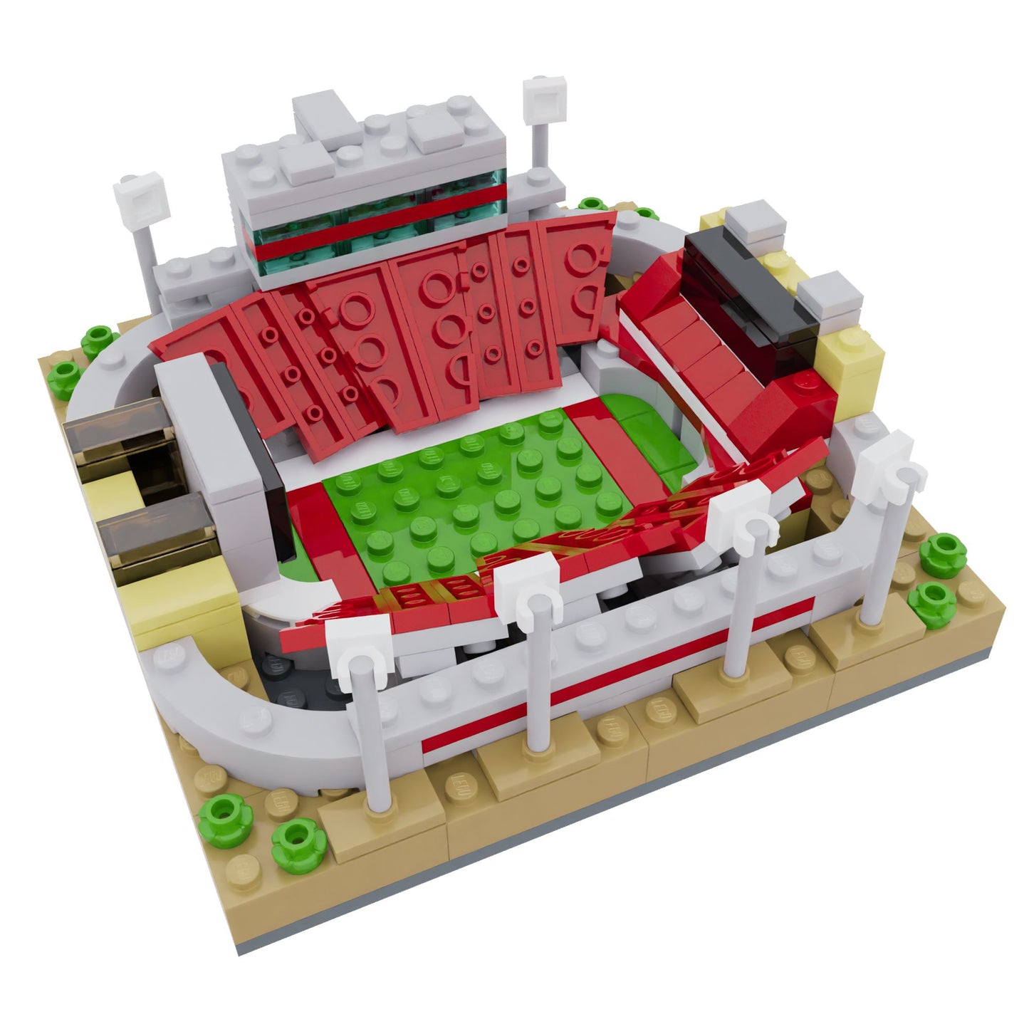 Indiana University Memorial Stadium Mini Replica Building Set