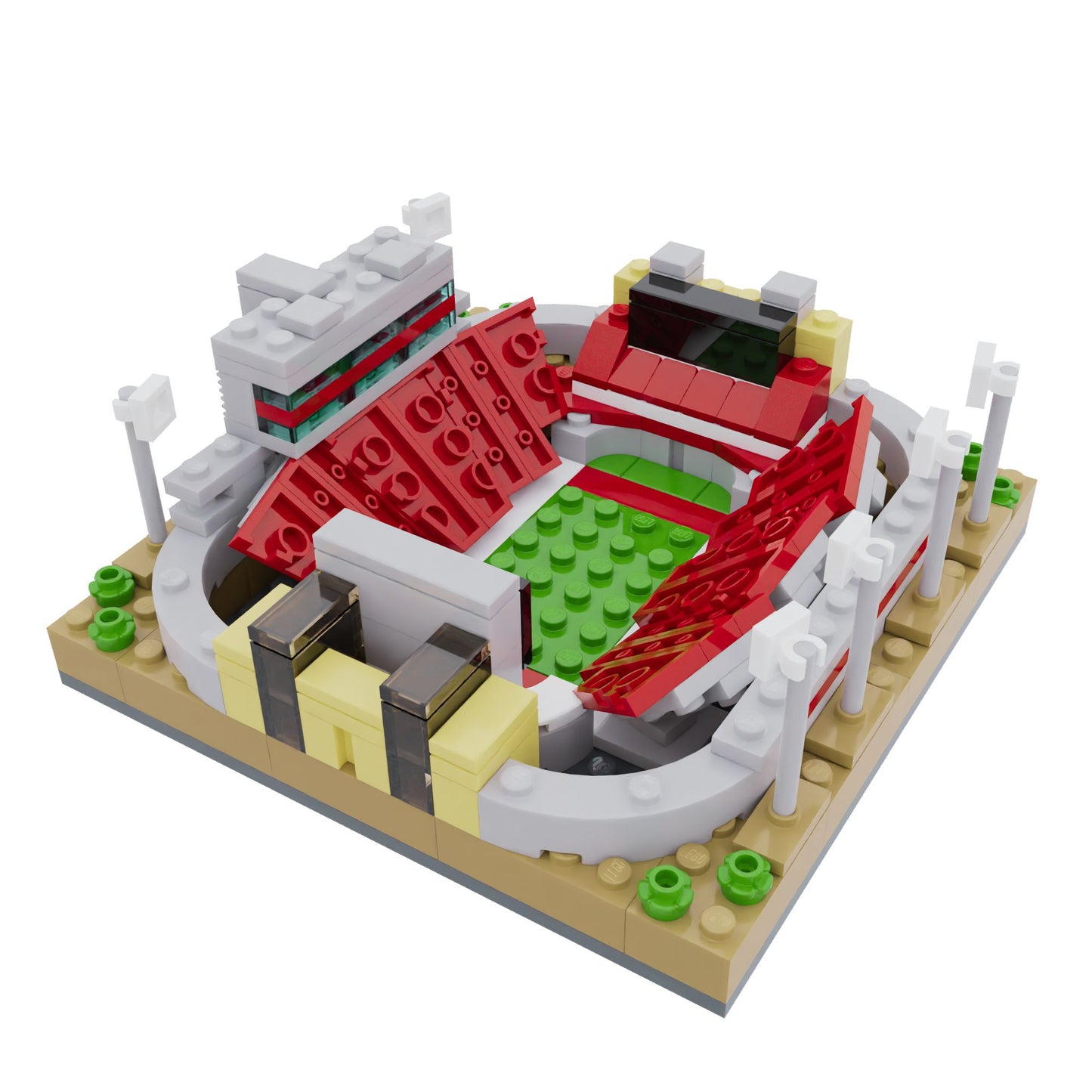 Indiana University Memorial Stadium Mini Replica Building Set