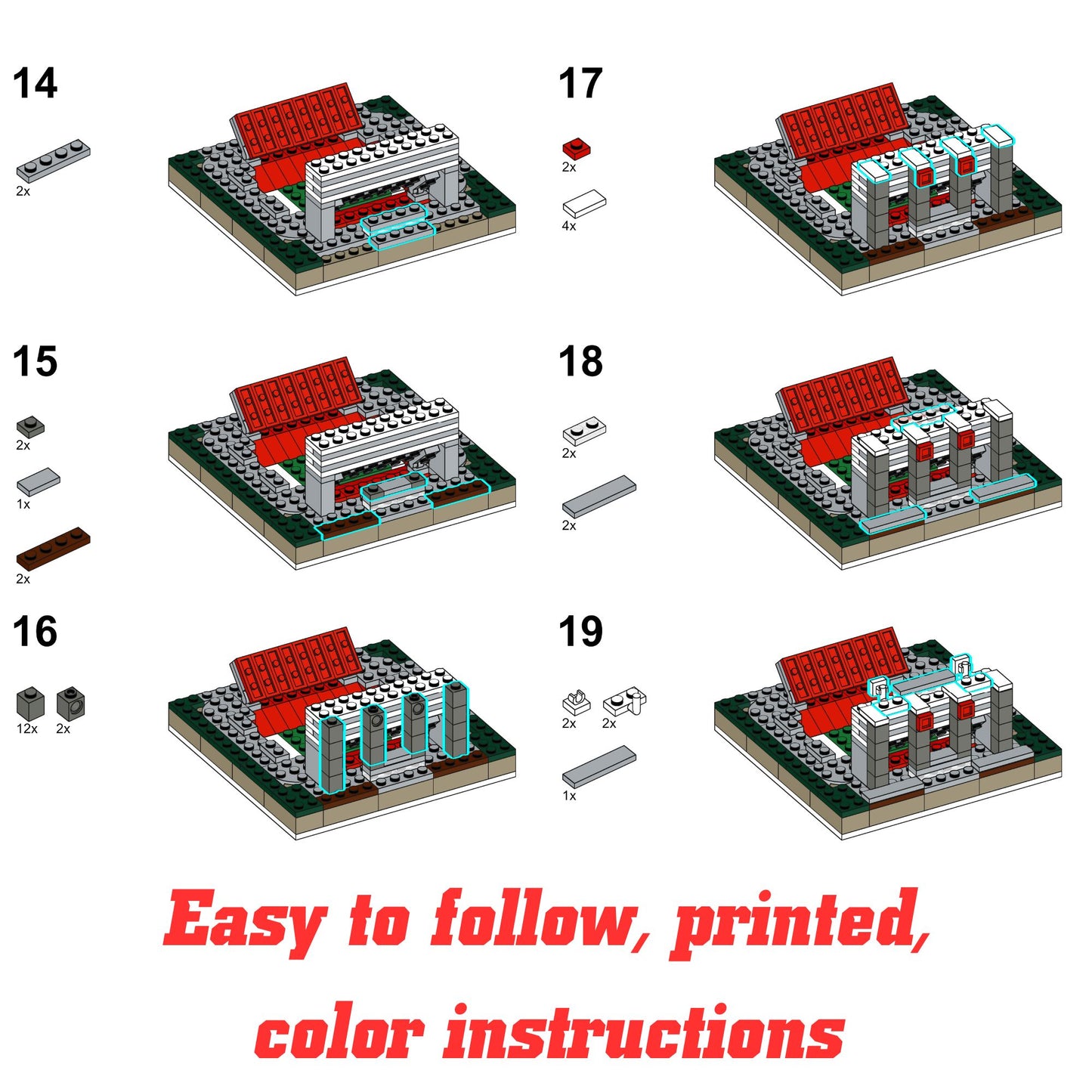 NC State Carter-Finley Stadium Mini Replica Model Building Set