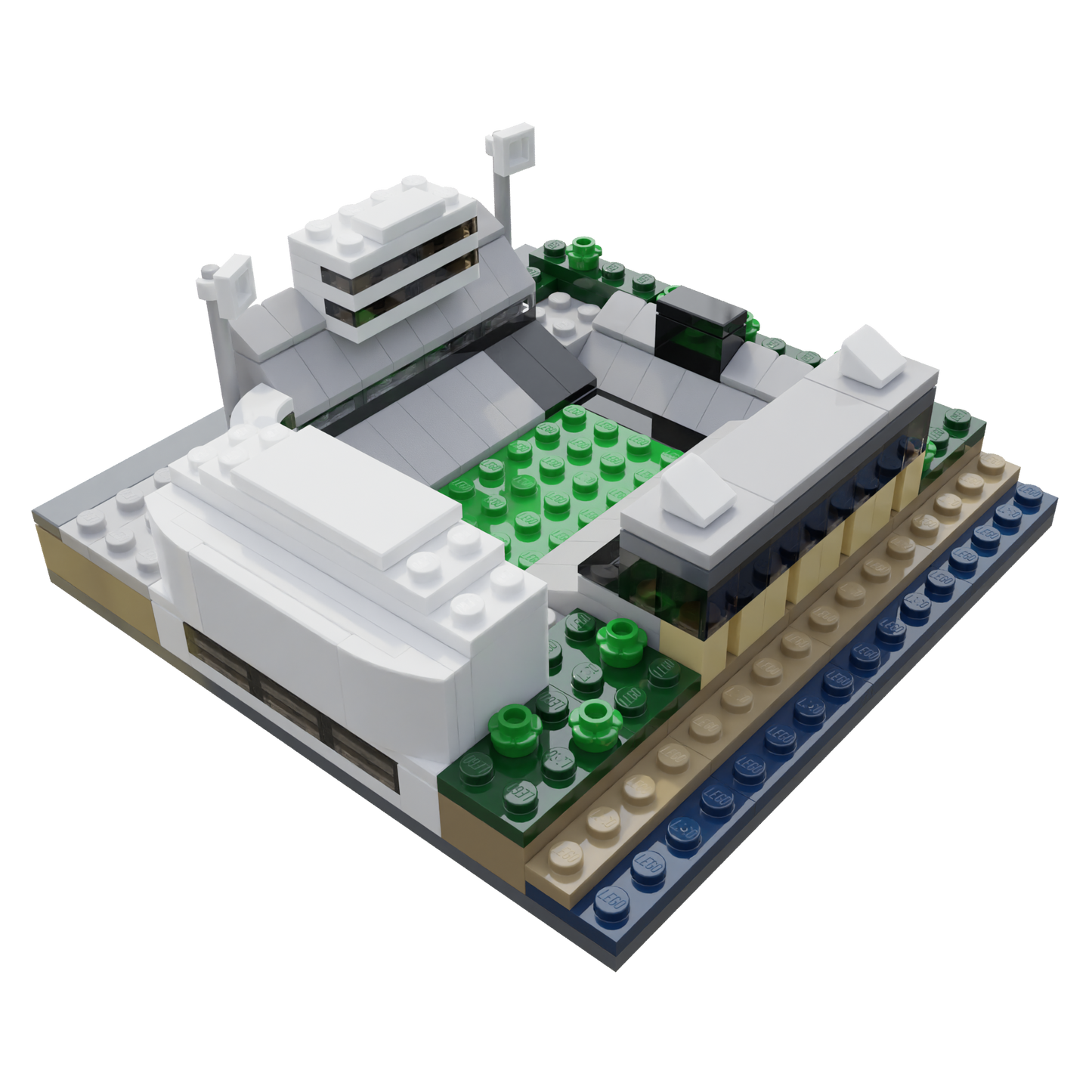 Army West Point Michie Stadium Mini Replica Model Building Set