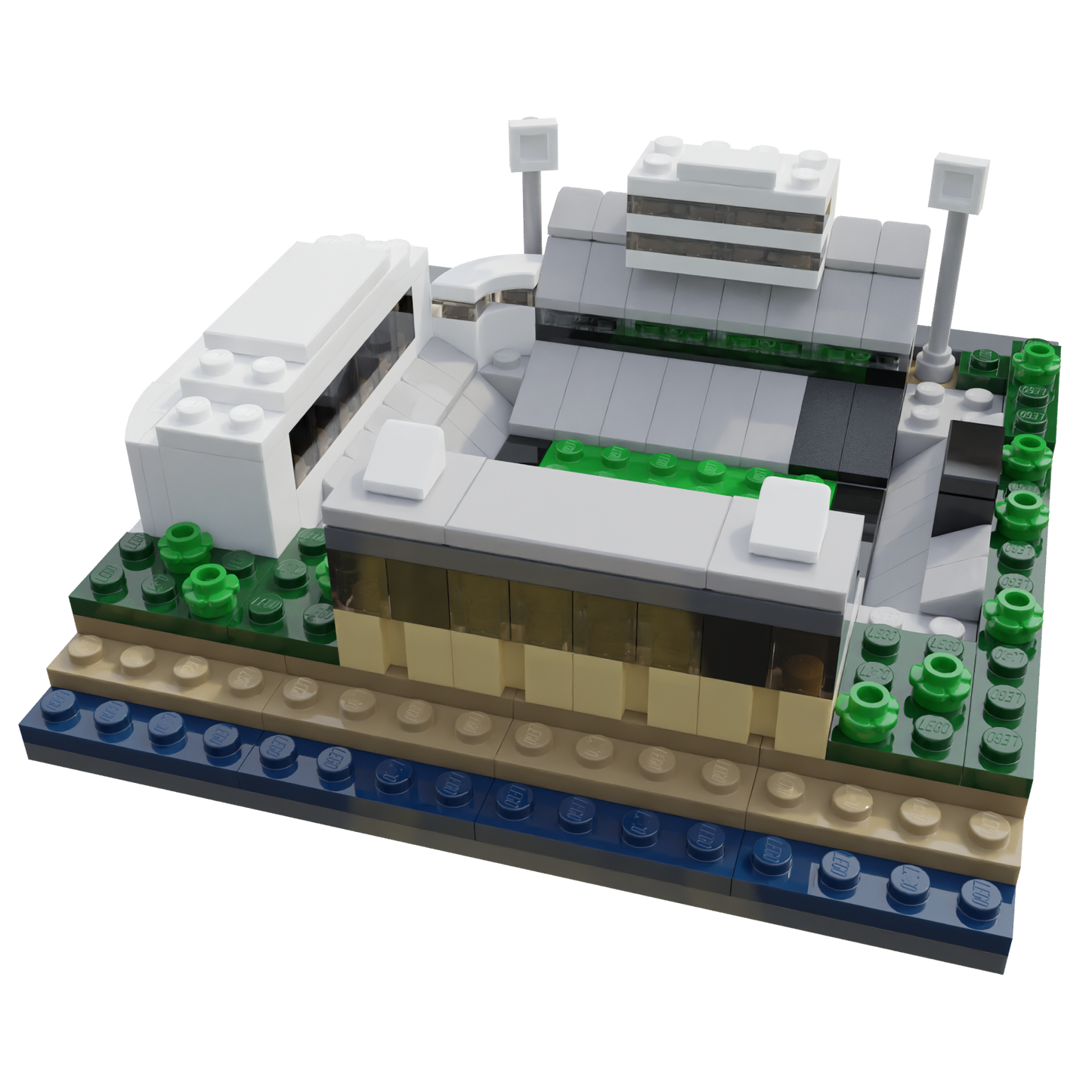 Army West Point Michie Stadium Mini Replica Model Building Set