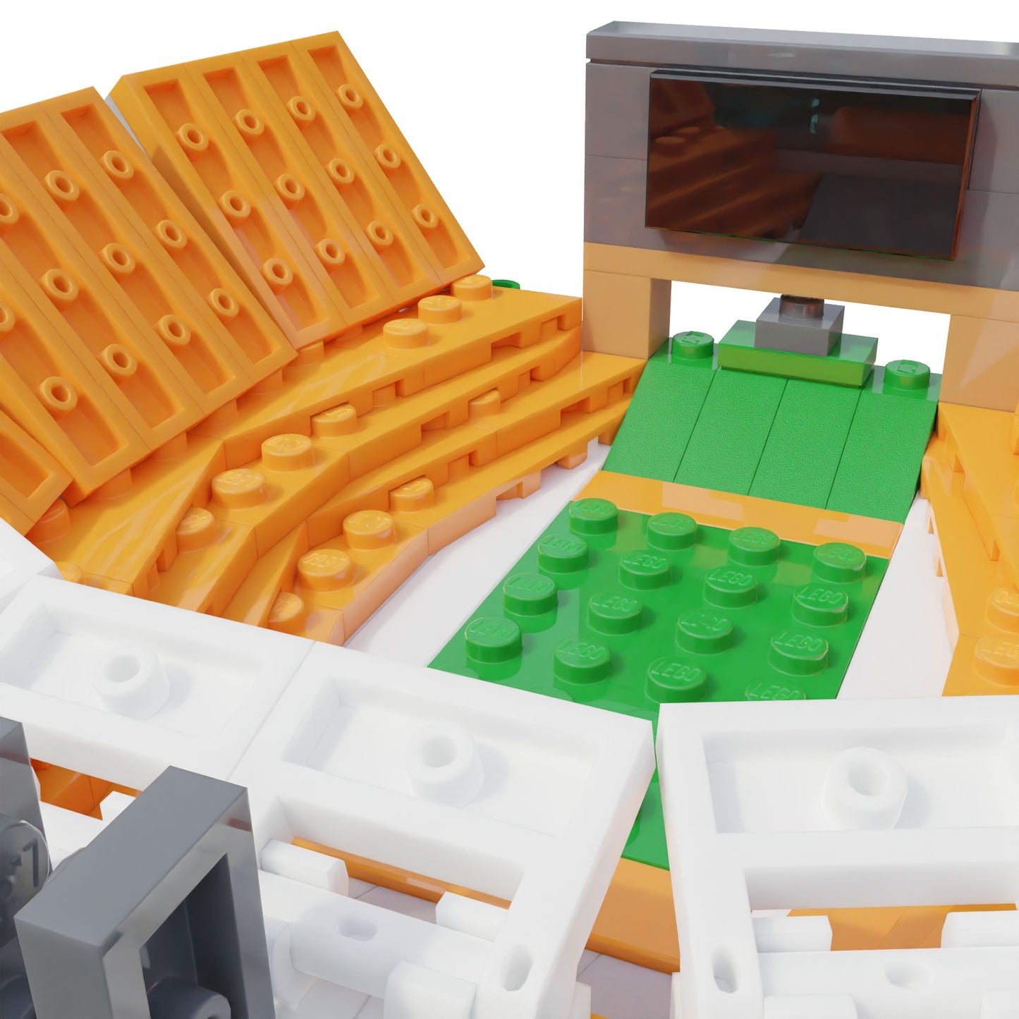 Clemson Memorial Stadium Mini Replica Model Building Set