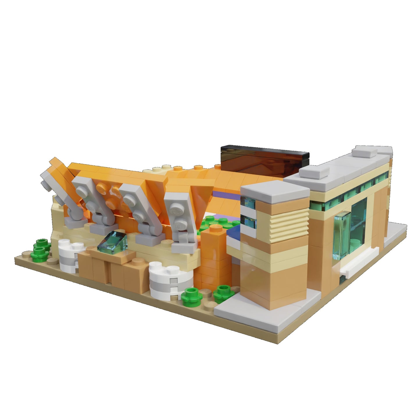Florida Gators Ben Hill Griffin Stadium Mini Replica Model Building Set