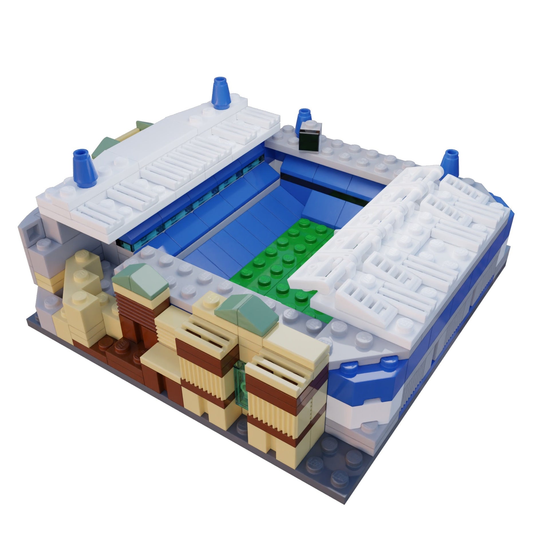 Mini Chelsea FC Stamford Bridge Custom Set / Chelsea FC Gifts / Chelsea Christmas Gift