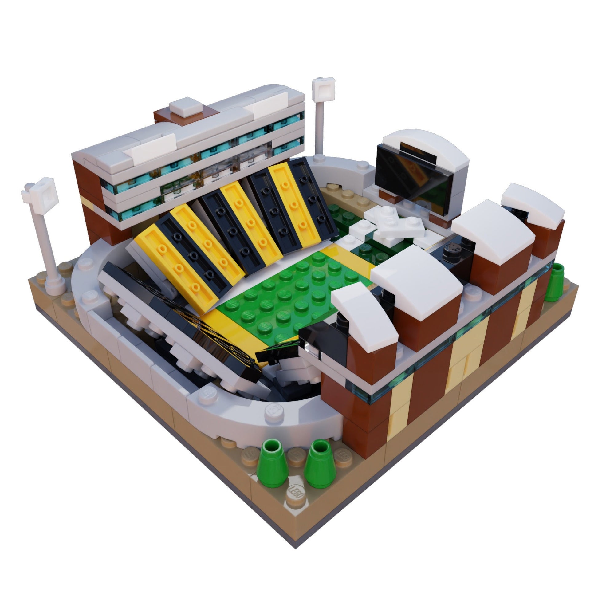 Lego Ohio Stadium Lego College Football Stadiums Missouri Faurot