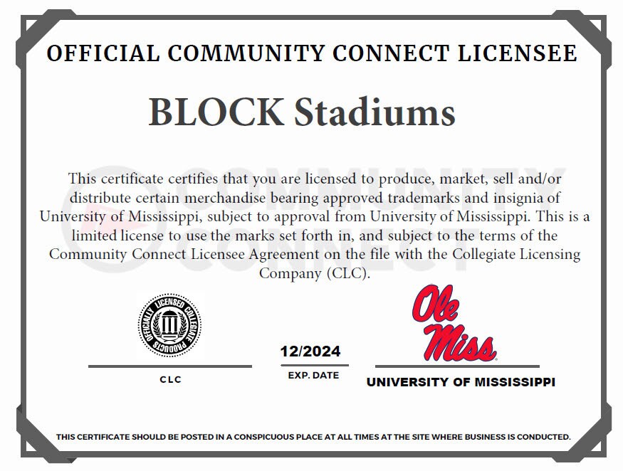 Mini Ole Miss Rebels Vaught–Hemingway Stadium Custom Set / Ole Miss Gifts / Ole Miss Christmas Gift / College Graduation Gift