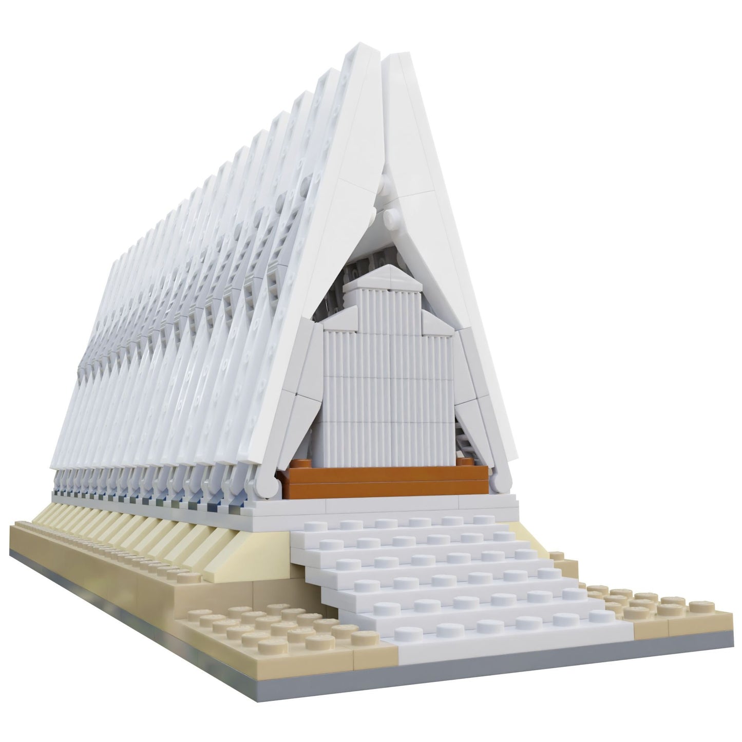 US Air Force Academy Cadet Chapel Mini Replica Model Building Set