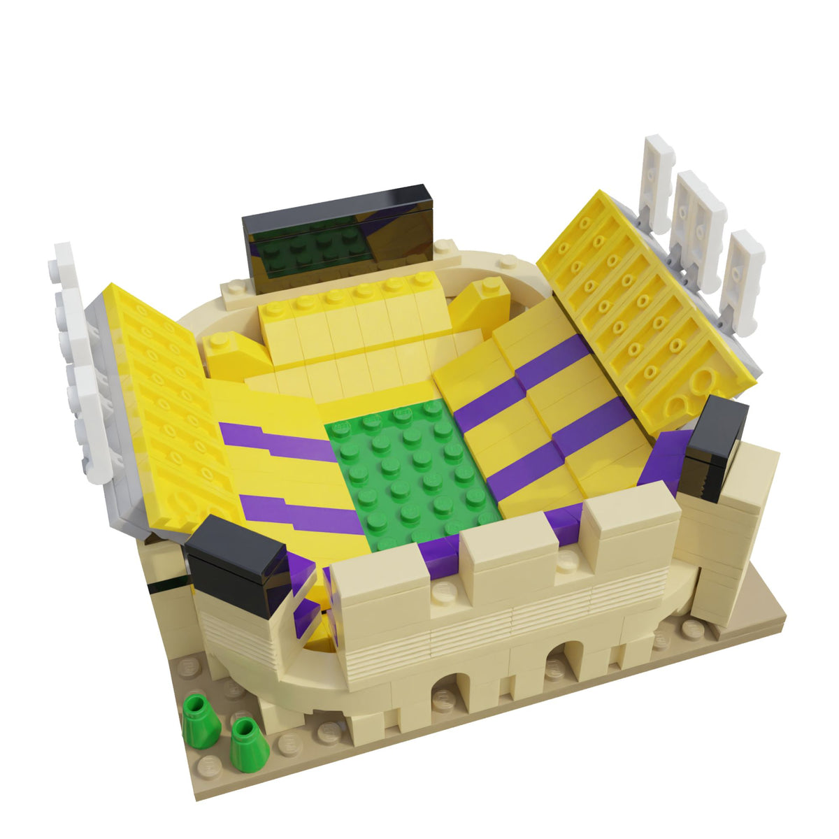 LSU Tiger Stadium Mini Replica Model Building Set