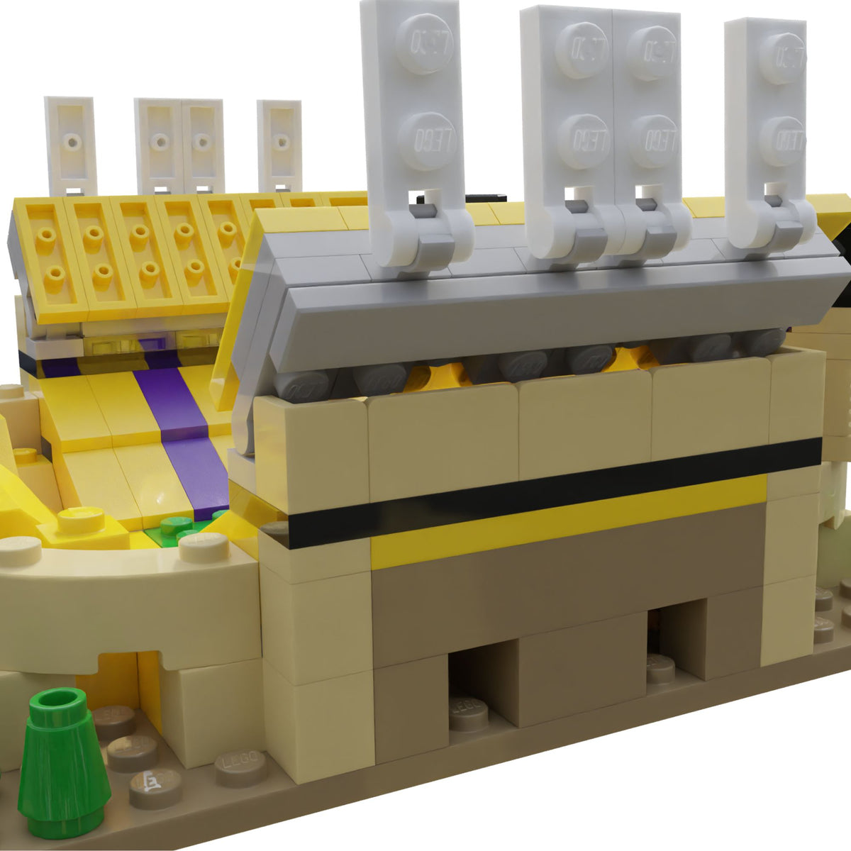 LSU Tiger Stadium Mini Replica Model Building Set