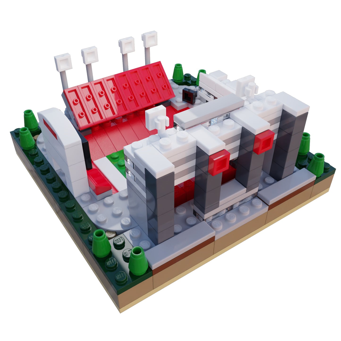 NC State Carter-Finley Stadium Mini Replica Model Building Set