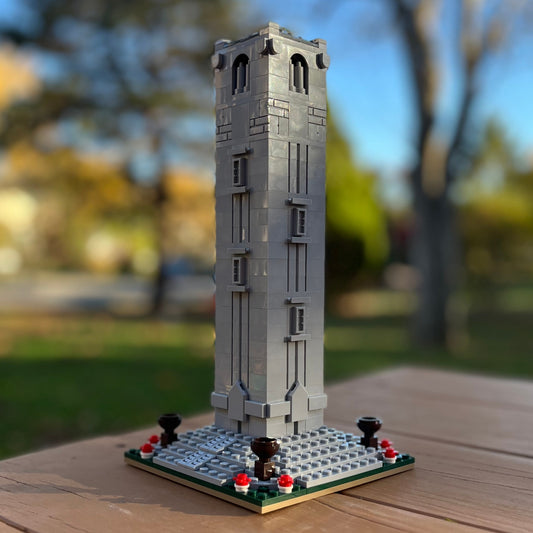 NC State Memorial Belltower Mini Replica Model Building Set