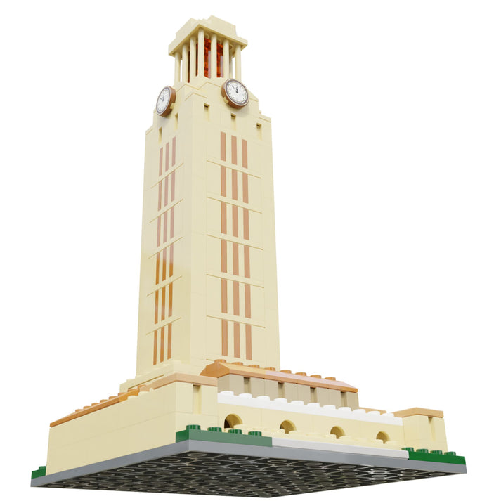 University of Texas UT Tower Mini Replica Model Building Set- with LED ...