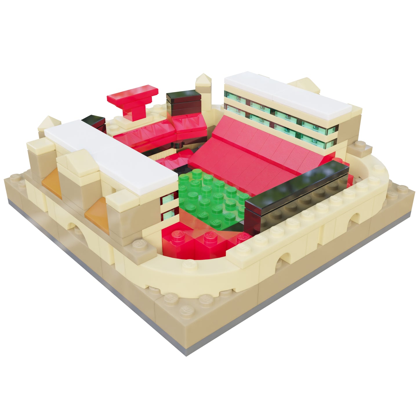 Texas Tech Jones AT&T Stadium Mini Replica Model Building Set